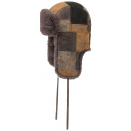 Stetson Hayward Patchwork Leather Ushanka Hat