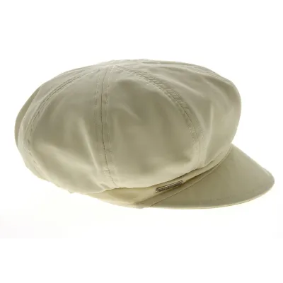 Casquette Gavroche Imperméable Ivoire- Seeberger Reference : 9816 | Chapellerie Traclet