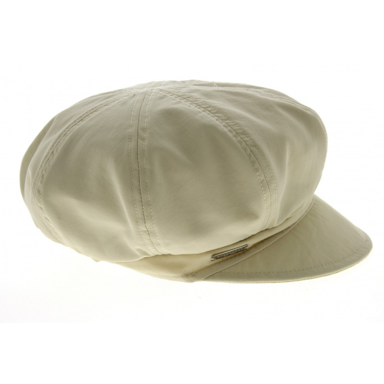 Waterproof Newsboy Cap Ivory - Seeberger