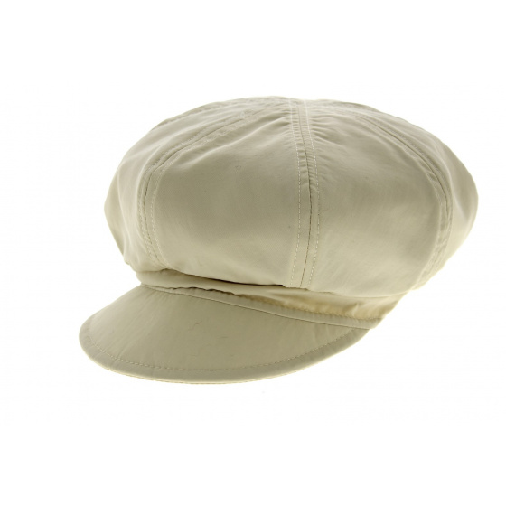 Casquette Gavroche Imperméable Ivoire- Seeberger