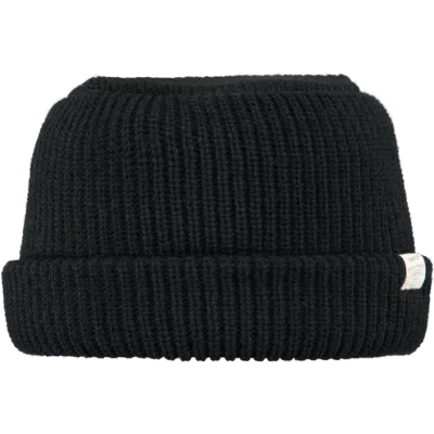 Black Acrylic Baldwing Short Beanie - Barts Reference: 4022 | Chapellerie Traclet