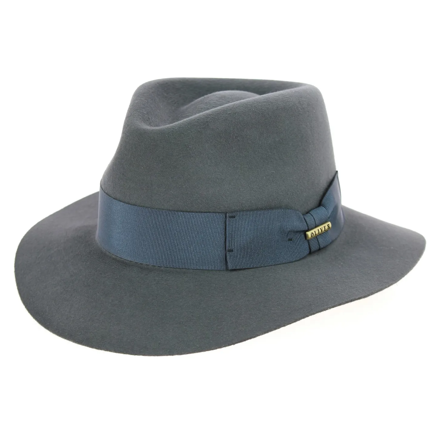 Chapeau Fedora Chester Feutre Poil Gris - Traclet Reference : 8159 | Chapellerie Traclet