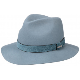 Light Blue Wool & Camel Traveller Gardell Hat - Stetson