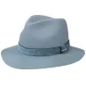 Chapeau Traveller Gardell Laine & Chameau Bleu Clair- Stetson  Reference : 7495 | Chapellerie Traclet