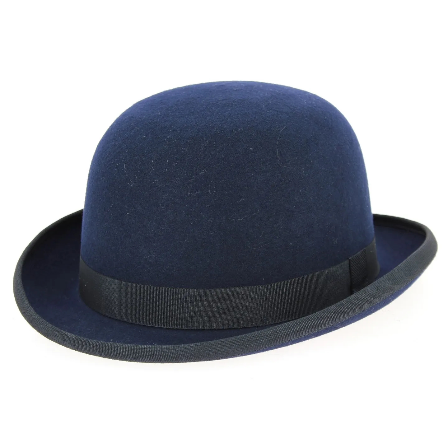Chapeau Melon Feutre Laine Bleu Marine-Traclet Reference : 9821 | Chapellerie Traclet