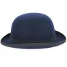Chapeau Melon Feutre Laine Bleu Marine-Traclet Reference : 9821 | Chapellerie Traclet
