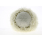 Irena Women's Faux Fur & Leather White Toque - Traclet