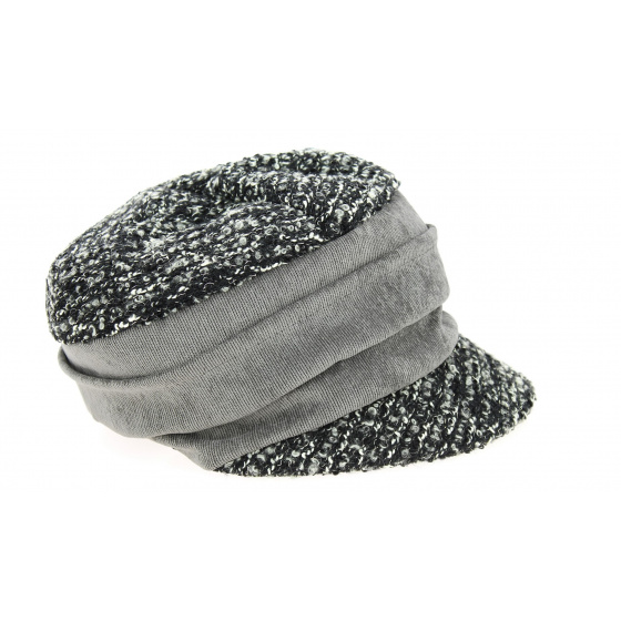 Casquette Gavroche Sweet Cub Noir & Souris - Mtm