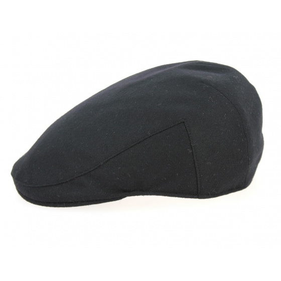 Casquette Plate Vaccara Laine & Cachemire Noire- Traclet