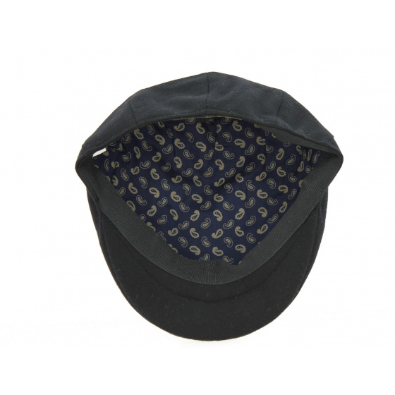 Casquette Plate Vaccara Laine & Cachemire Noire- Traclet
