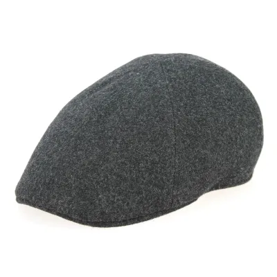 Casquette Bec de Canard Gatsby Laine Anthracite- Traclet Reference : 9838 | Chapellerie Traclet