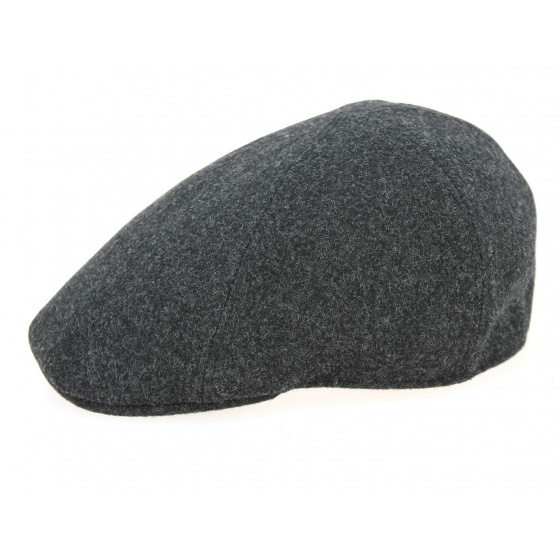 Anthracite Wool Duck Bill Gatsby Cap - Traclet