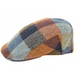 Guardia Patchwork Wool Flat Cap Traclet