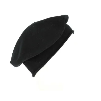Béret Roll Up Cachemire Noir- Traclet  Reference : 9842 | Chapellerie Traclet