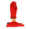 Gants Tactiles Séville Laine & Cachemire Rouge/Marine - Traclet Reference : 9845 | Chapellerie Traclet