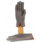 Seville Tactile Gloves Wool & Cashmere Taupe/Cerise- Traclet