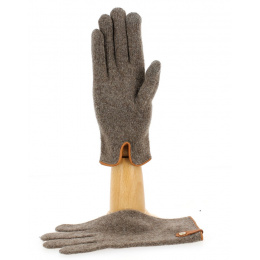 Seville Tactile Gloves Wool & Cashmere Mink/Brown - Traclet