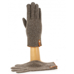 Seville Tactile Gloves Wool & Cashmere Mink/Brown - Traclet