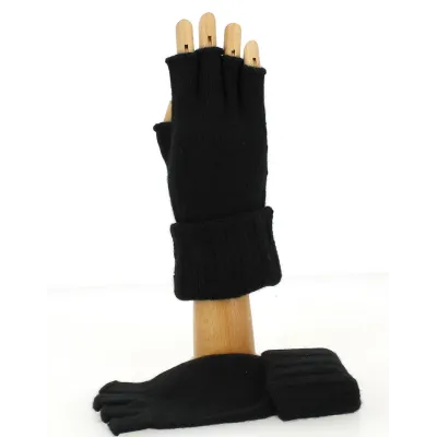 Mitaines Femme Laine & Angora- Traclet  Reference : 8504 | Chapellerie Traclet