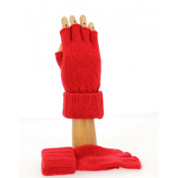 Women's Wool & Angora Mittens - Traclet