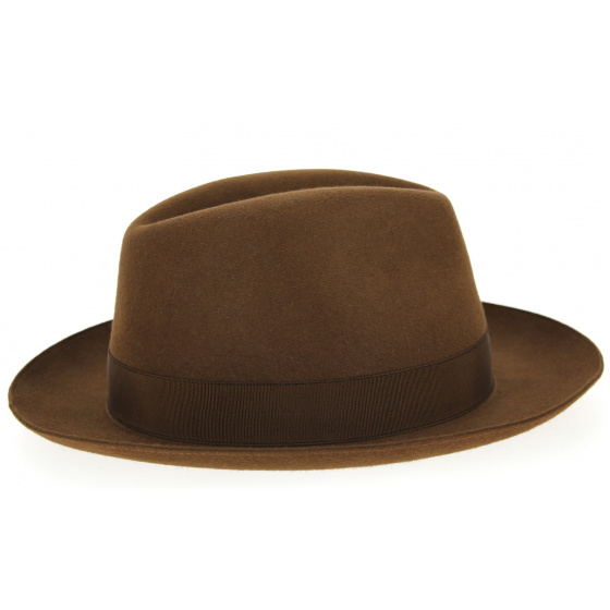Borsalino Vanzina Reddish Brown Hat Borsalino Vanzina Reddish Brown Hat