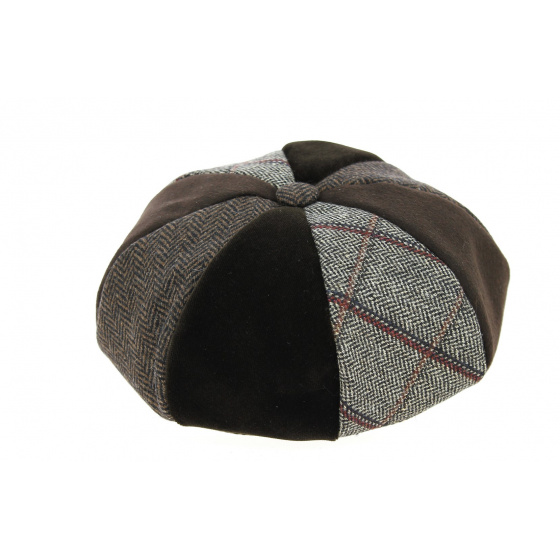 Casquette Gavroche Kathi Laine & Cachemire Marron- Mayser