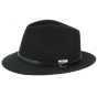 Black Wool Felt Trilby Hat Rambouillet - Traclet