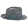 Chapeau Fedora Malaga Feutre Laine Gris- Traclet Reference : 2077 | Chapellerie Traclet