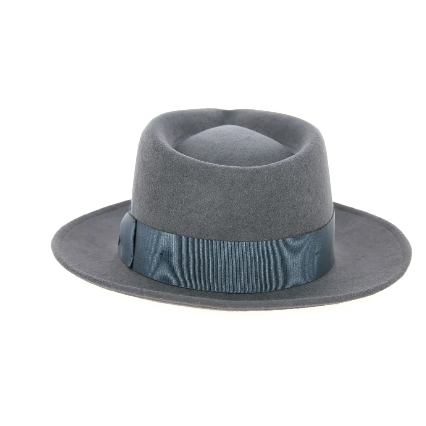 Chapeau Fedora Malaga Feutre Laine Gris- Traclet Reference : 2077 | Chapellerie Traclet