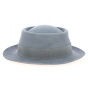 Light Gray Alsatian Gambler Hat - Traclet
