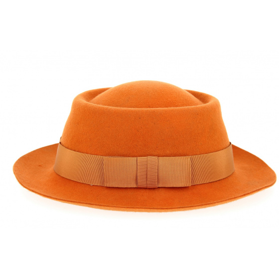 Alsatian Hat Gambler Shape Orange - Traclet