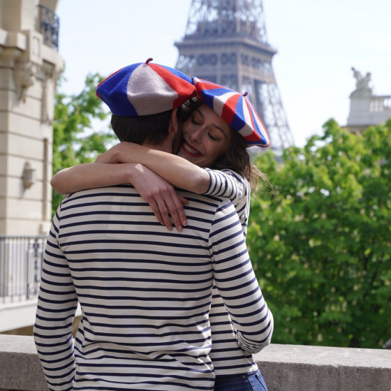 Blue White Red Trio Beret - Le Béret Français