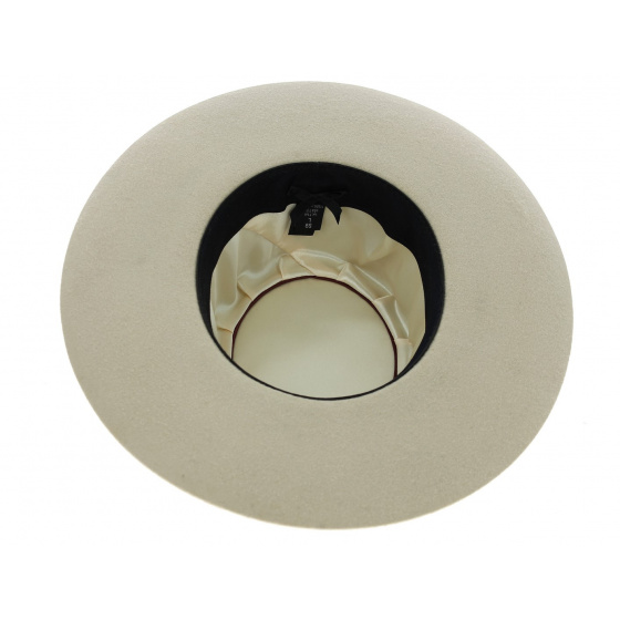 Chapeau Santiago - Cordobes Feutre Laine Vanille - Traclet