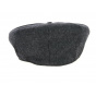 Newry Irish Cap Anthracite Wool - Traclet