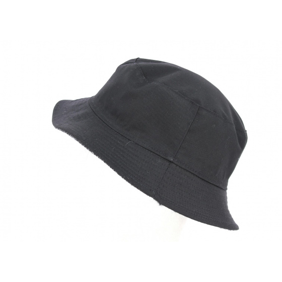 Reversible Wool Bucket Hat Anthracite & Black - Crambes Reversible Wool Bucket Hat Anthracite & Black - Crambes