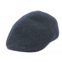Rounded Cap with Ear Flaps Brighton Wool Anthracite - Crambes