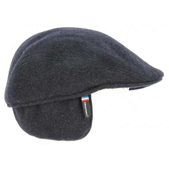 Casquette Bombée Cache-Oreilles Brighton Laine Anthracite- Crambes Casquette Bombée Cache-Oreilles Brighton Laine Anthracite- Crambes