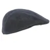 Rounded Cap with Ear Flaps Brighton Wool Anthracite - Crambes Reference: 7063 | Chapellerie Traclet