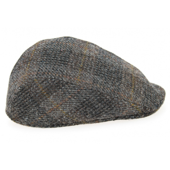 Casquette Bombée Brighton Harris Tweed Laine Marron- Crambes