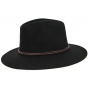 Black Wool Felt Traveller Hat Bochum - Traclet