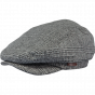 Oslo Grey Checkered Flat Cap - Traclet
