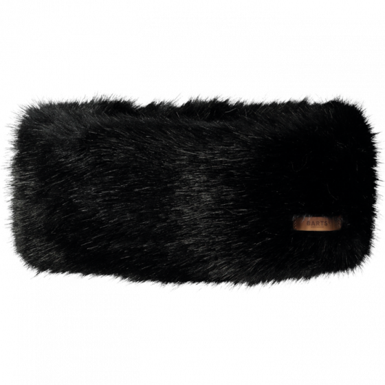 Black Faux Fur Headband- Barts