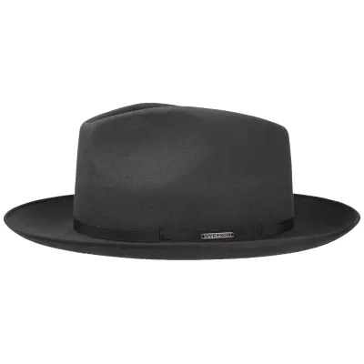 Bogart Fedora Hat in Gray Fur Felt - Stetson Reference: 1783 | Traclet Hat Shop