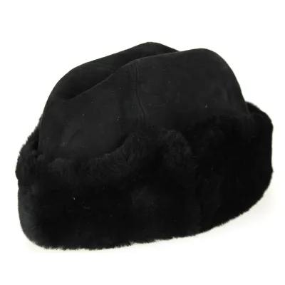 Black Cossack Sheepskin Toque / Hat - Traclet Reference: 6276 | Traclet Hat Shop