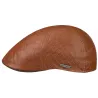 Casquette Bec de Canard Texas Embossed Cuir Marron - Stetson Reference : 6672 | Chapellerie Traclet