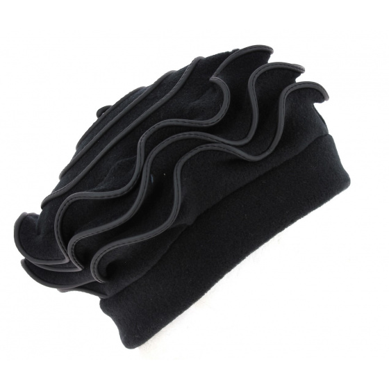 Women's Fleece Beanie Najac Black - Traclet