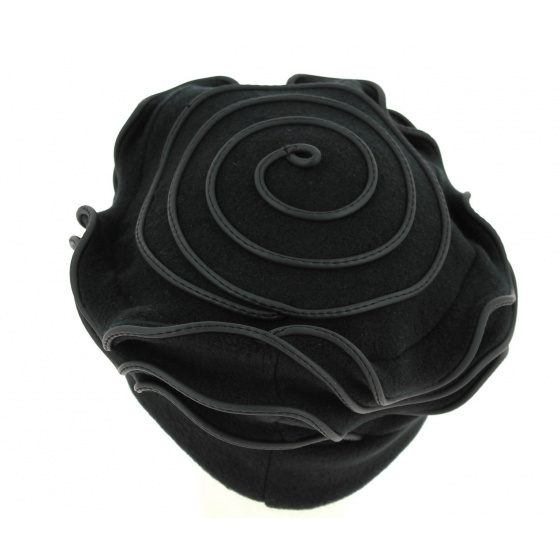 Women's Fleece Beanie Najac Black - Traclet