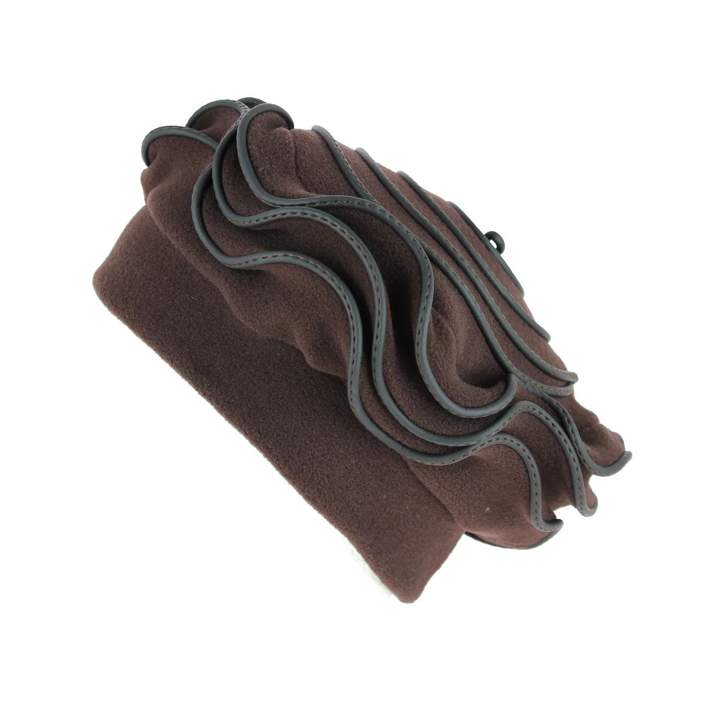 Women's Polar Fleece Beanie Najac Brown - Traclet Reference: 4514 | Chapellerie Traclet