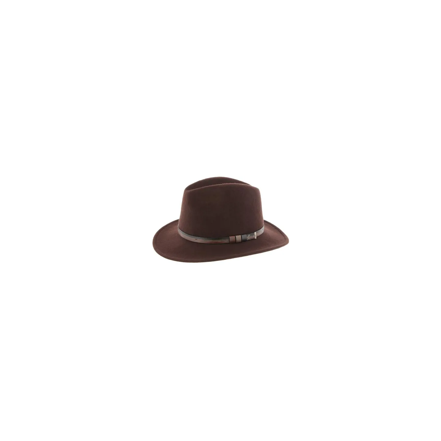 Chapeau Traveller Mac Carthy Feutre Laine Marron- Traclet  Reference : 9896 | Chapellerie Traclet