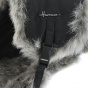 Buck Kids Waterproof Black Faux Fur Ushanka - Herman